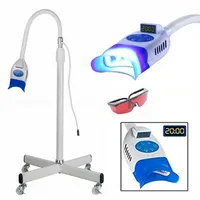 Tandheelkundige Mobiele Tanden Whitening Machine LED Light Lamp Bleaching Accelerator Beweegbare Stand Tand Care Whiten Lamp met wielen