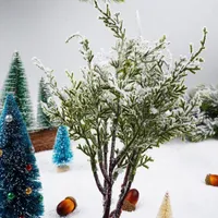 Christmas Decorations Artificial Pine Needles Simulation Green Plants Branches Decoration Diy Accessories For Trees Garland Gr I5f0