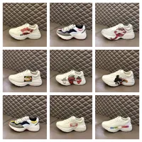 MENS FEMMES Classic Casual Chaussures Sneakers Vintage Platform Print Multicolor Letter Trainer Sneakers Chaussures Strawberry Designer Outdoor Sport Do Old Trainers