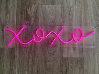 Inne oświetlenie żarówki Rury niestandardowe Made Neon Sign Ściana Xoxo Led Light Flex Handmade Beer Bar Sklep Logo Pub Store Sypialnia Dekoracja