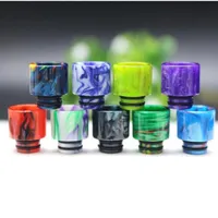 810 510 Thread Epoxy Resin Wide Bore Drip Tip Mouthpiece Vape Drips Tips for TFV12 Prince TFV8 Big Baby Atomizer 528 In Stock