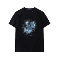 Режим Sommer Designer T-рубашки Für Männer Tops Luxus-Cream Stickerei Kleidung Kurzärmelige T-рубашки
