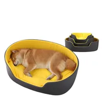 Kennels Pens 3D Lavable Kennel Cama para mascotas para perros Casa de gato Casas de perro Cama grande Mascotas Productos Puppy Cojín Matón Tumbador Banco Sofá