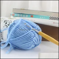 Aiguilles Aiguilles Accessoires pour cheveux Outils Produits Crochets Crochet Poignées ergonomiques Discussions de 2,5 mm à 10 mm pour tricoter