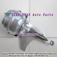 Turbo Wastegate Actuator GT2256V 751758-5001S 751758-0001 751758 707114 Turbocharger For Renault Mascott IVECO Daily 2000- 8140.43K.4000 2.8L 146HP