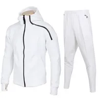 Herren Trainingsanzüge 2021 Herbst Winter Männer Frauen Track Field Sports Anzug Jacke + Hosen Casual Jogging Fitness Training Sportswear
