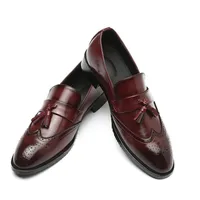 Designer Véritable Cuir Hommes Appartements Business Business Cuirs Mens Chaussures Design Homme Robe Chaussures Oxfords Chaussure Formelle