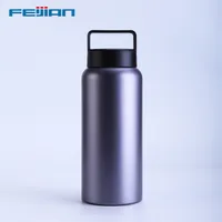 Feijian Thermos flask, vaccum 병 18/10 스테인레스 스틸 절연, 넓은 입 물병 커피 티, 콜드 유지 210907