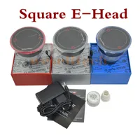 TOP Square E Head Ehead Hose Kit Mini Shisha Cartridge Refillable Ehookah Disposable Hookah 2000mAh Vaporizer 8ml Heads Tank
