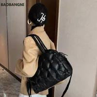 Casual Space Padded Large Capacity Tote Women Shoulder Bags Handbags Nylon Down Cotton Crossbody Bag Travel Sac