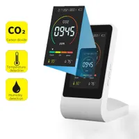 Kohlendioxid-CO2-Detektor-Monitor-Messgerät-Test-Sensor-Temperaturfeuchtigkeit Halbleiter / Infrarot-Luftqualitätsdetektor