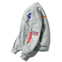 NASA 공동 MA1 파일럿 우주 비행사 남성 및 여성 공군 재킷