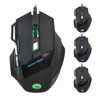 A868 High Precision 5500DPI Mouse Mice With Colorful Color Changing Lights USB 2.0 7-Button Wired Game Mouse a05 a23