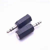3.5mm Erkek 2.5mm Kadın Konnektörler Stereo Ses Mic Fiş Adaptörü Mini Jack Converter Adapters238L609O238G
