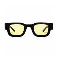 Toptan Lüks Kadın Güneş Gözlüğü Gelgit Marka INS Net Kırmızı Küçük Kare Güneş Gözlükleri Trendy Avant-Garde Kişilik Aynı Jöle Renk Yuvarlak Kare Vizör Gözlük