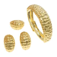 Yulaili novo brasileiro ouro grande estilo pulseira conjuntos de jóias moda on-line casamento correspondente vestidos nupciais belo conjunto de jóias b0039