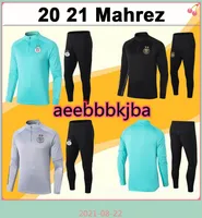 Argélia Mahrez Bennacer Jerseys Slimani Treinamento Treinamento Mens Soccer Shirts Tracksuit KitFeouli Manga Longa Kit Adulto