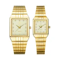 Polshorloges kijkt naar mannen dames goud horloge 2021 bovenste armband vierkant pols gouden polshorloge relogio masculino