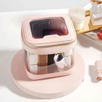 Tpu Clear Makeup Case Cosmetic Bags Design Lipstick Storage Organizer Zippers