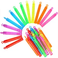 Mini Bubble Wands Toys for Party Decoration Kids Christmas Celebration Thanksgiving New Year Themed Birthday Wedding Summer Outdoor Girls Boys Gifts WH0040