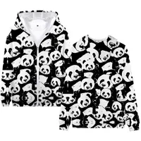 Herren Hoodies Sweatshirts Panda 3D Print Tiere Streetwear Männer Frauen Mode Übergroßen Reißverschluss Up Hoodie Jacken Kinder Jungen Kleidung