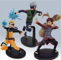 Action Spielzeugfiguren 19cm 3 Stil Naruto-Figur Uzumaki Naruto, Gaara Kakashi, Anime Figur, Tasche, Ornament