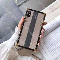 Top fashion Phone cases for iPhone 14 Pro Max 12 12Pro 12ProMax 13 13Pro 13ProMax 11 XSMAX PU leather Bee snake shell Samsung S20 S20P S20U NOTE 20 20U with Lanyard