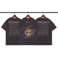 Camisetas para hombre Designer Mens T Shirts Lámpela Impresión Hip Hip Hop Hop Unisex Cuello redondo Casual Camiseta de manga corta para hombres y mujeres