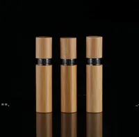 New10ml bambu mascara packning flaska återfyllningsbar rörmascaras borste tomma förpackningar kosmetiska behållare silikon borstar tillväxt zzb11927