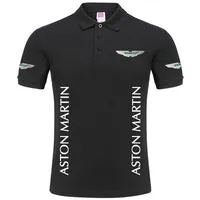 Homme Polos 2021 Design Aston Martin Shirt F1 Formula One Moto Moto Costume de course en plein air Séchage rapide Séchage rapide