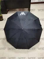 أسود الملكي المظلات محب أوتوماتيكي للطي المظلات الفاخرة أعلى جودة مصمم السفر في الهواء الطلق متعددة الوظائف مظلات الشمس