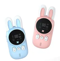 2 adet çocuk oyuncak walkie talkie çocuklar mini baubles el alıcı-verici 3km aralığı UHF radyo interkom oyuncaklar çocuklar için kızlar hediye