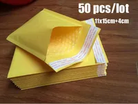 Kraft Mailer Sluiting Verzending Pakket Klein formaat 11 * 15cm (4,3 * 5.9inch) Gemakkelijk Verpakking Lichtgewicht gewatteerde enveloppen