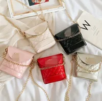 Designers children shoulder handbag luxurys baby chain bags kids letter print coin pouch kid purse princess bag