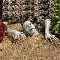 Decoraciones de jardín Decoración de esculturas Zombie de Montclaire Moors Estatua Terror Adorno realista para la decoración de Jardin