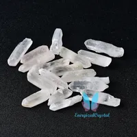 0.44LB Natural Raw Crystal Clear Quartz Healing Points Stone Rock Reiki Specimen