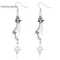 Dangle & Chandelier Exaggerate Big Long Earrings Wicca Celestial Oracle Hand Brincos Star Jewelry For Women Gothic Piercing