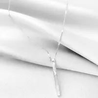 スワロフスキスシェルロングネックレスレディースファッションラグジュアリークラビクルチェーンジュエリーからのペンダントネックレススタイルのチタン鋼のカラークリスタル