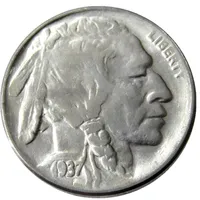 US 1937 PDS Buffalo Nickel Fünf Cent Handwerk Copy Münze Förderung Fabrik Preis Schönes Wohnaccessoires Silber Münzen