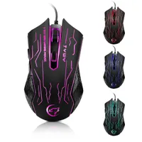 Nuevo colorido G820 YWYT Wired Gaming Mouse 3200DPI Supply Supply Publicidad Colorida Luminosa Mouse Oficina competitiva