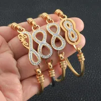 Bangle Fashion Fashion Sainaless Steel Jewelry Simple Bracelet Gold Color для женщин подарок Bdnzaica