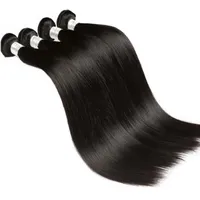100 por ciento exclusivo exclusivo de un solo donante virgen peruano Paquete de pelo sedoso recto 4 paquetes Ventas a granel para mujeres negras
