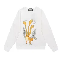고양이 디자이너 까마귀 망 풀오버 스케이트 보드 스웨터 긴 소매 셔츠 후드 여성 패션 의류 자수 인쇄 편지 스타 유니섹스 캐주얼 스웨터