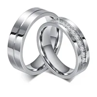 Кластерные кольца Moonso Мужчины и женские Ювелирные Изделия Пара Обещание Свадебный палец Любовь R4624