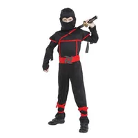 Crianças meninos preto ninja cosplay traje assassino guerreiro crianças carnaval trajes festa de aniversário halloween christmas roupas y0913