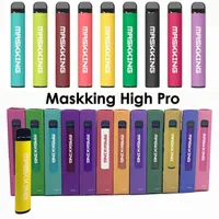 Maskking High Pro Одноразовые E Сигарета 1000 Заголовок Peape Pen 3.5 мл Картридж 600 мАч Батарея электронные сигареты 12 Цветов МК