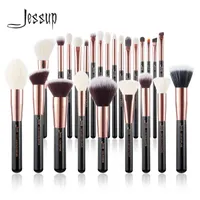 Jessup Makeup Pędzle Zestaw Różowe Złoto / Czarne Fundacja Proszek Eyeshadow Liner Szczotka Mieszanie Highlighter Brocha Maquillaje 6-25 sztuk