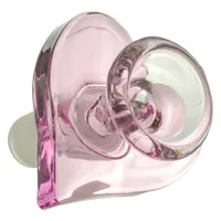 Vintage neue einzigartige rosa liebe herzform glasschüssel für hukeah bong wasser pipe 14mm 18mm männlich brubler wagen öl dabrigs birdcage percolator shisha rauchen