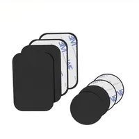 Soporte de imán universal Accesorios de reemplazo Placa de metal Magnético Soporte de teléfono de coche para GPS MP3 con soporte de soporte de células adhesivas 3M