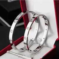 Amor pulseira pulseira de mulheres homens titânio aço parafuso chave de fenda braceletes ouro prata rosa unha bracelete jóias
